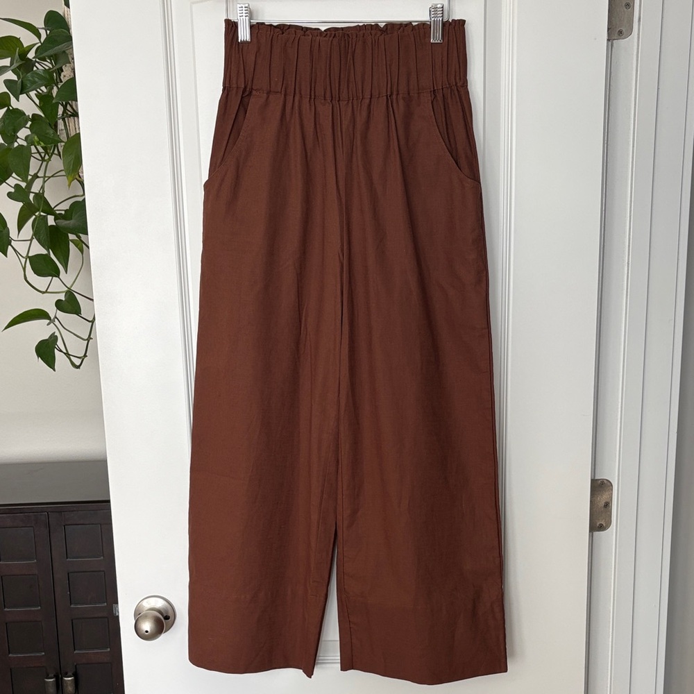 KOURT cropped wide leg pants - Picture 2 of 8